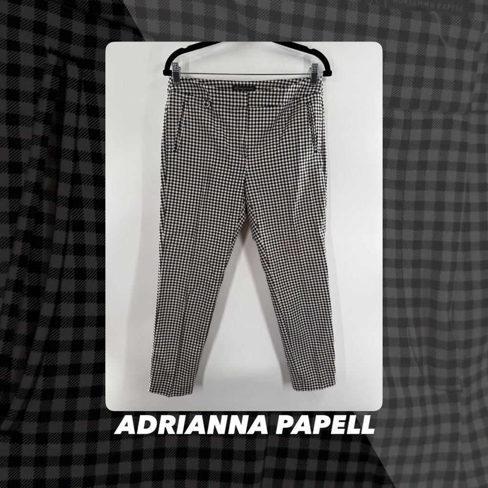 EUC Adrianna Papell Gingham Pants